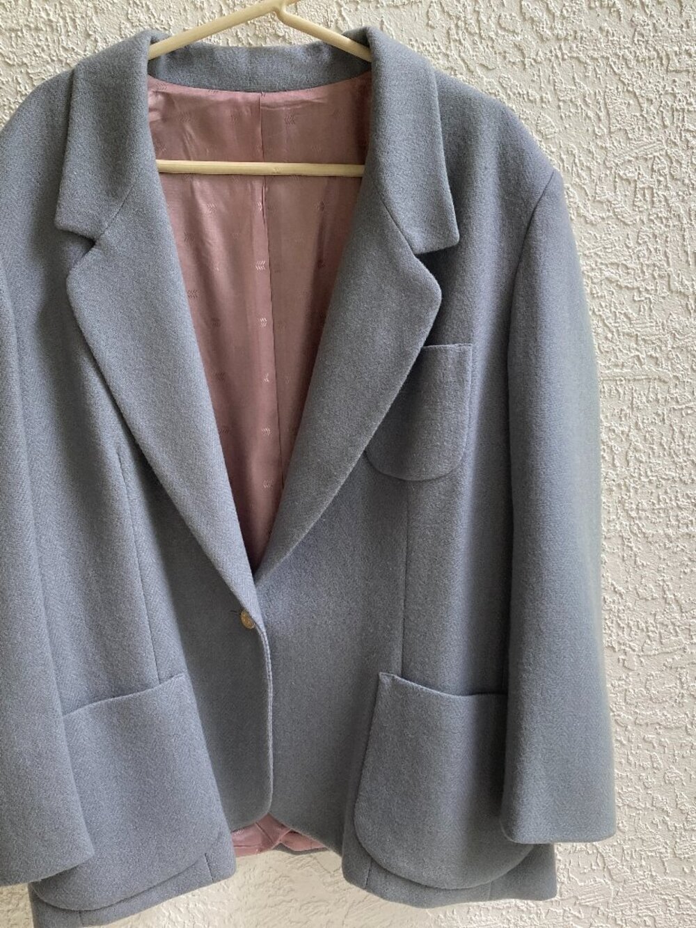 Wool Blazer/Jacket Gray Size 2X 100% Wool World's Best FLAWLESS 45" BUST VTG